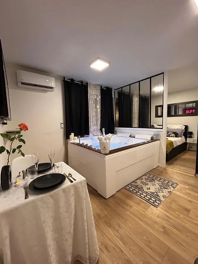Love Room A Cannes - Appartement 25M2 Pour 2 Personnes Avec Un Jacuzzi Prive Apartment